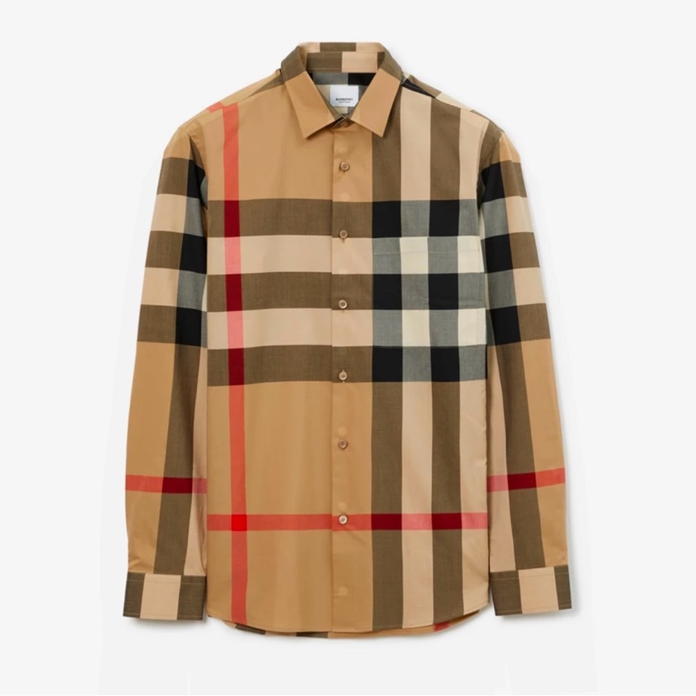 Burberry Summerton Check Button-Front Shirt